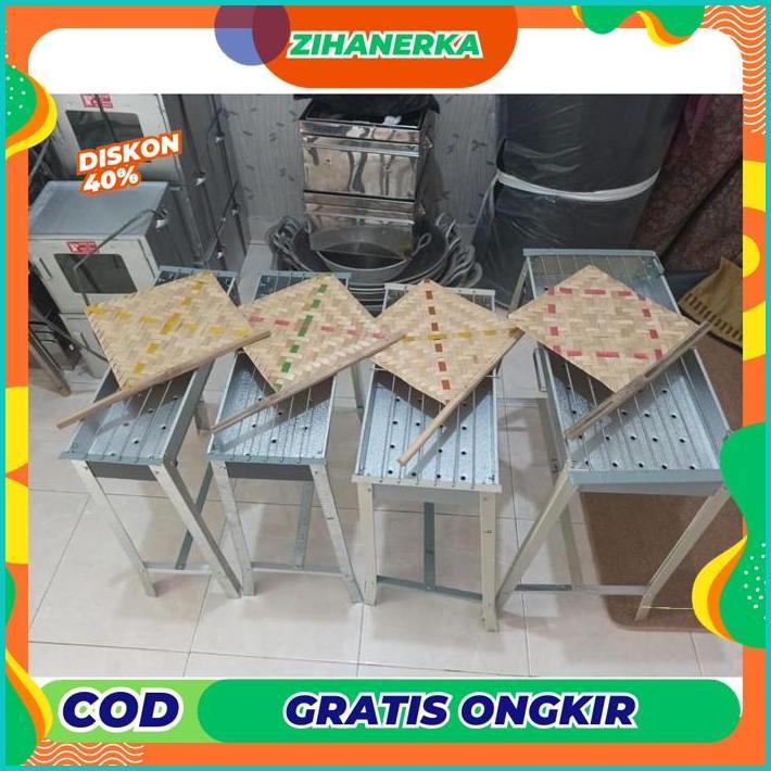 see-97 panggangan sate ikan jagung / bakaran arang / pemanggangang ayam galvanis Terlaris
