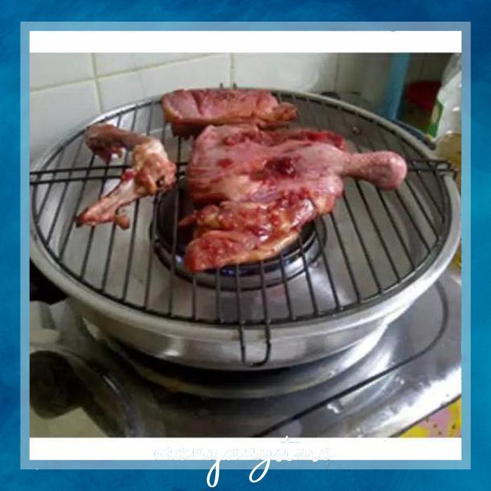 Up15 Grill Alat Pemanggang Sate Panggangan Barbeque Grill Wajan panci serbaguna happycall happy call