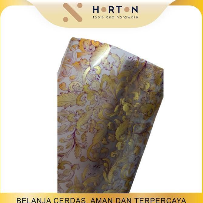 Fiber Plastik Pagar Gold Victoria / Plastik Penutup Pagar motif batik