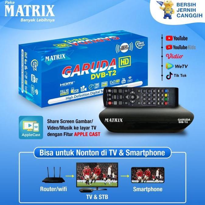 STB Set Top Box Tv Digital Tv Matrix Apple Polytron Luby Akari Tanaka