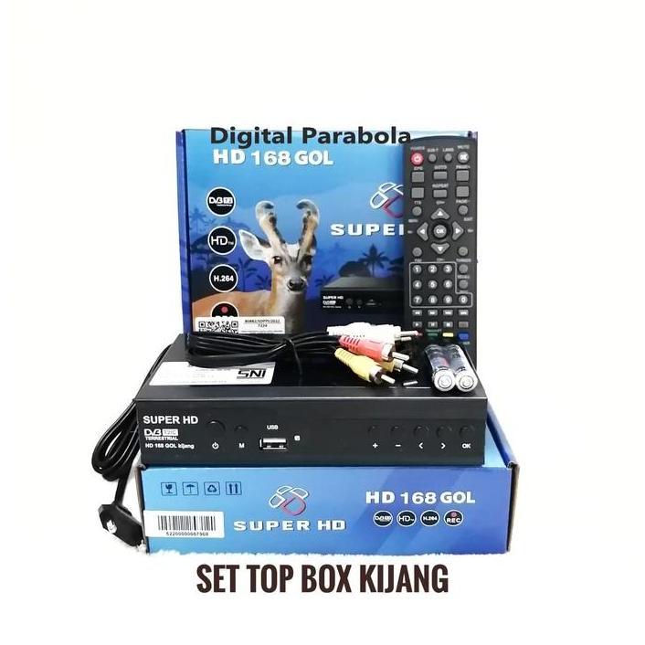 Set Top Box Tv Digital SuperHd 168- Set Top Box - Set Top Box T2 Full Hd Receiver Tv Digital - Set T