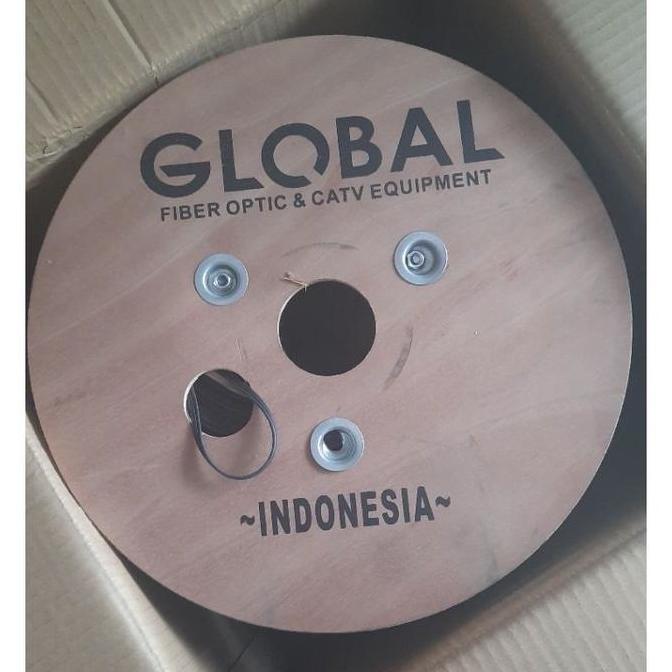 TERBARU - Kabel dropcore FO global spesial type 2core 3kawat panjang 1km