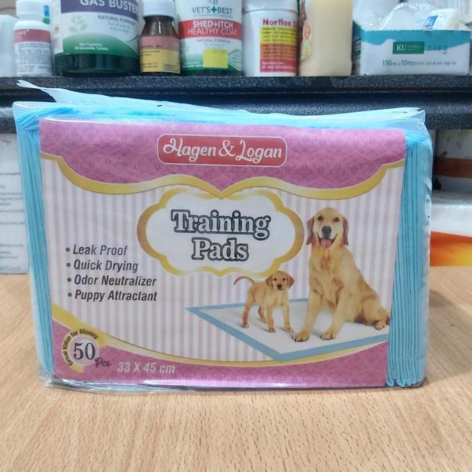 Underpad Training Pads 33 x 45 isi 50 Hagen&Logan No Underpad KANDILA