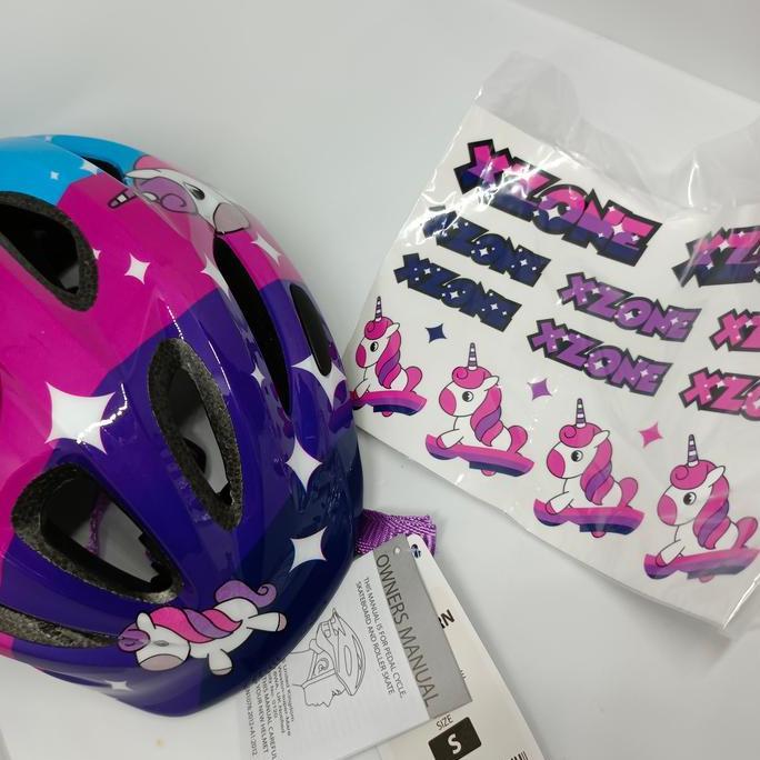 XZone Helm Sepeda Anak Perempuan Unicorn