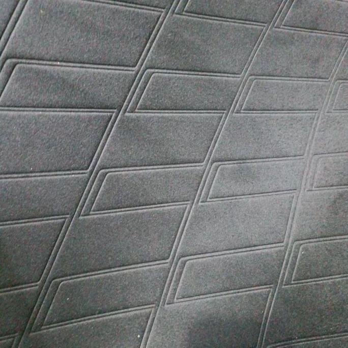 Kain Jok Mobil Bludru Hitam Motif Persegi Innova Reborn Cocok untuk Bahan tengah an jok Mpbil restor