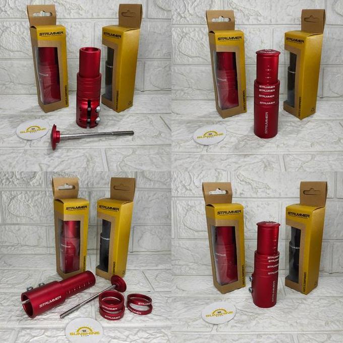 Adaptor Stem Tambah Tinggi Stang Handlebar STRUMMER Untuk Sepeda MTB Federal Fork Oversize 28.6mm