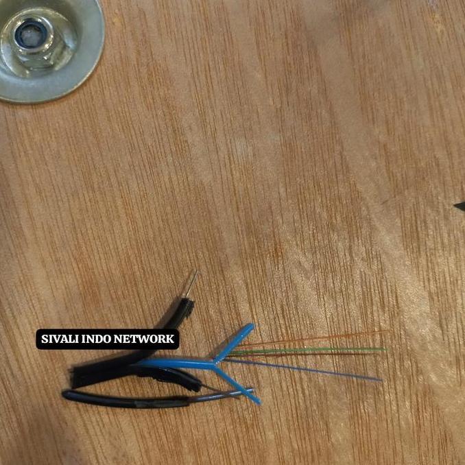 Kabel FO Jelly tube Spectra Fiber Optik 2 Core  4 Core  8 core 12 core 3 Sling Outdoor 1000 Meter 1K