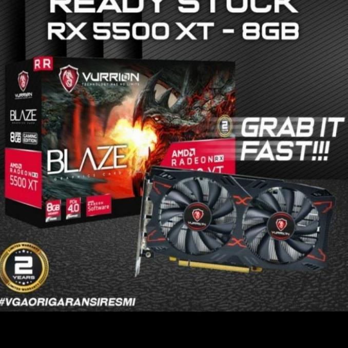VGA Vurrion RX 5500 XT 8GB GDDR6