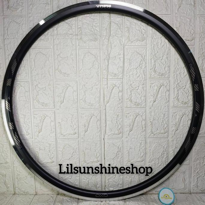 Velg Rims 700c Lubang 32H 36H OXO R30X Double Wall 30mm Sepeda Roadbike Fixie Jumlah Sepasang