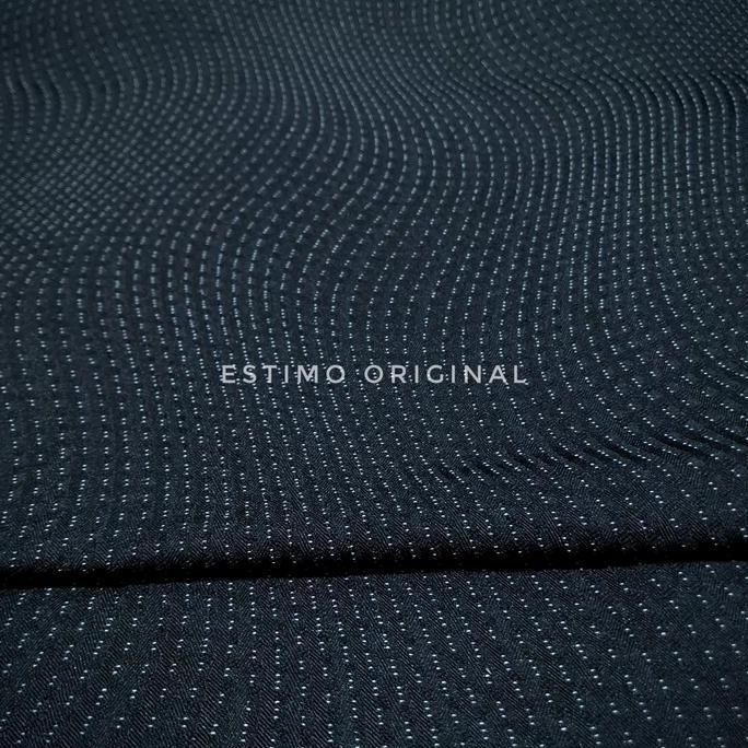 Kain Jok Mobil Hitam Bintik Putih Cocok untuk BMW Katana Panther