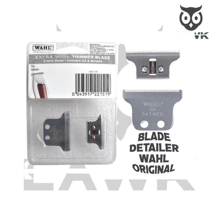 Blade detailer wahl T-Wide mata pisau detailer wahl original