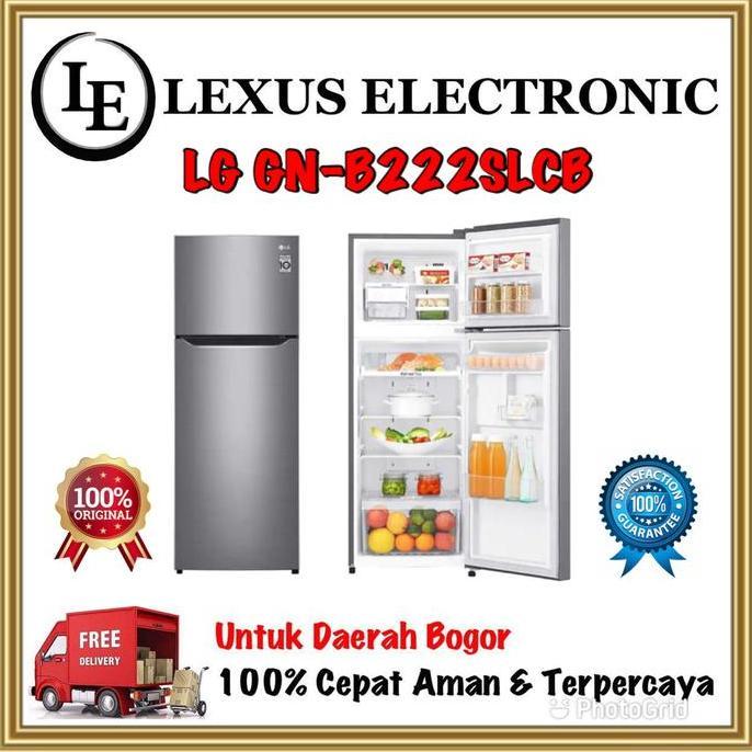Murah Lg Kulkas 2 Pontu Smart Inverter | Gn-G222Slcb | 222Slcb | Gn G222Slcb