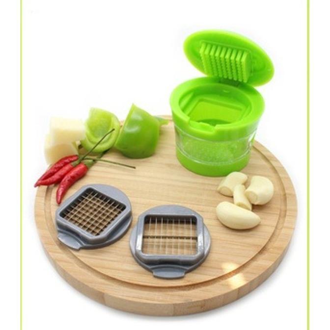 Alat Cincang Bawang Garlic Chopper Mini Pemotong Bawang Putih Sayur Praktis