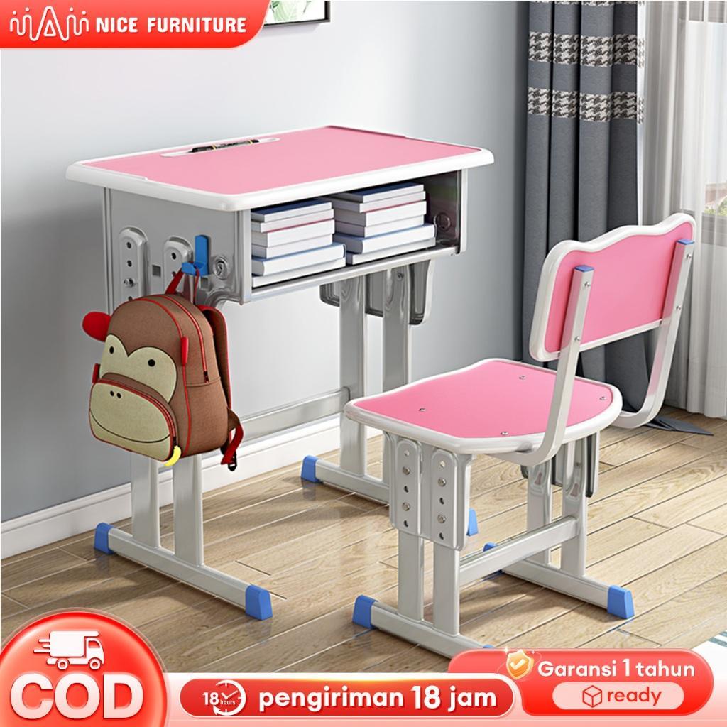 Meja Sekolah Meja Belajar Bangku Sekolah Set Sd Smp Sma Kursi  Meja Belajar Anak Set Kursi