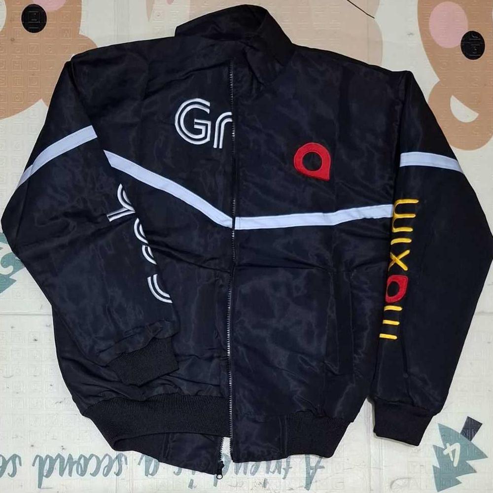 Jaket Grab Hitam Vs Maxim Hitam Bahan Taslan Waterproof Semua