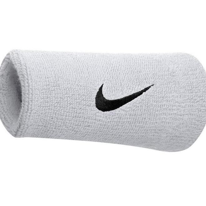 Wristband Tennis Swoosh Double Wide Sweatband Hand Band Tebal Panjang