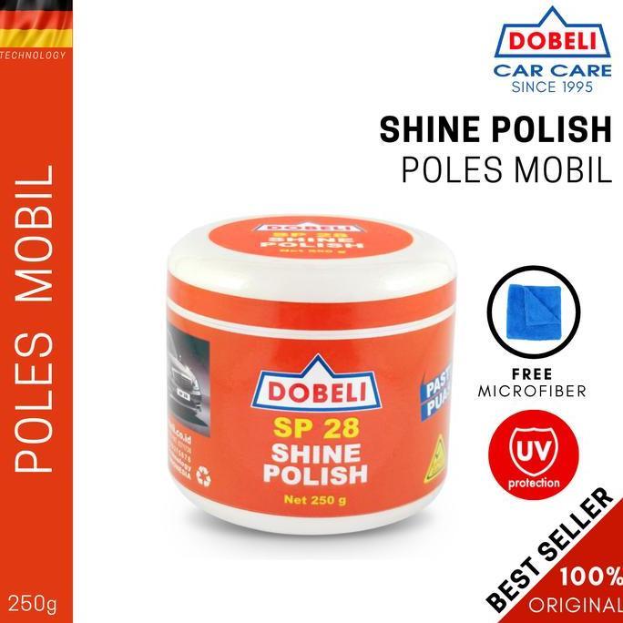 POLES dan PENGKILAP MOBIL - SP 28 SHINE POLISH - PEMBERSIH BODY MOBIL [ +FREE Microfiber] - DOBELI C