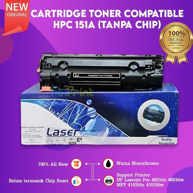 Cartridge Toner Compatible HP 151A W1510A, Chip Toner Cartridge 151A