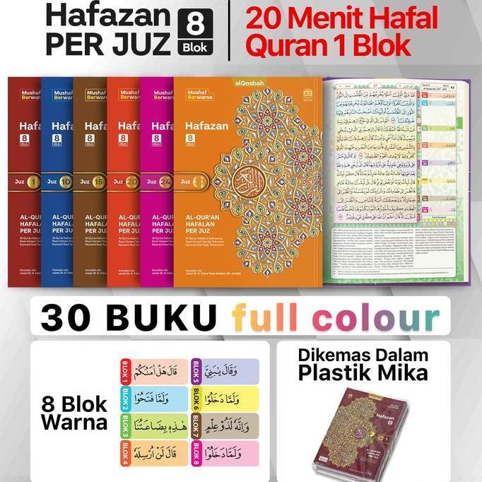 Alquran Hafazan PER JUZ Alqosbah Al-Quran Hafalan PerJuz Mushaf Waqaf Ibtida dan Terjemahan Alqosbah