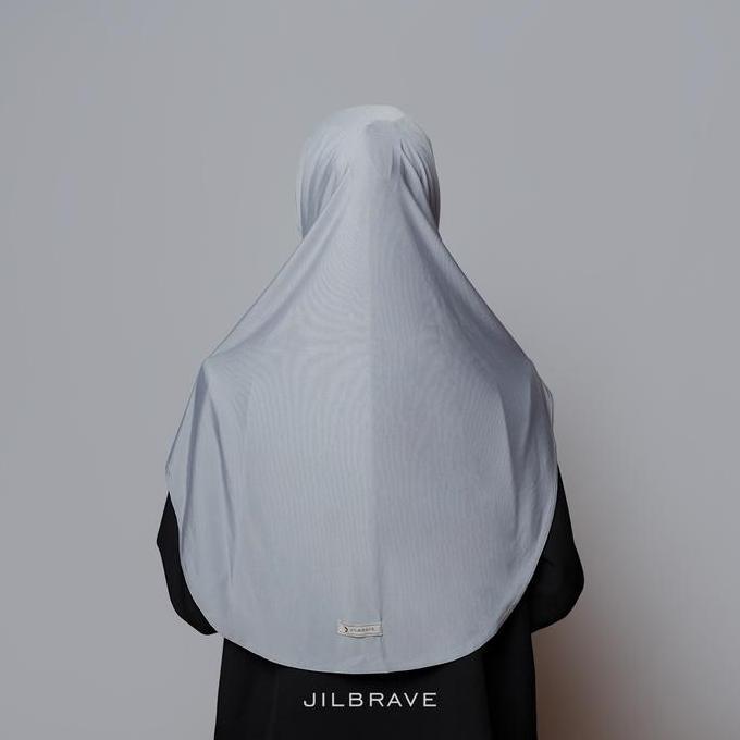 JILBRAVE - Anne Pashmina Oval t dengan Inner Ciput Dalam Syari Premium Jilbab Panjang