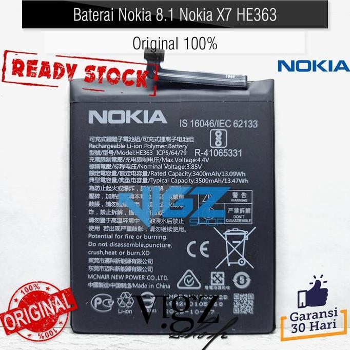 Baterai Nokia 8.1 Nokia X7 HE363 Original 100%