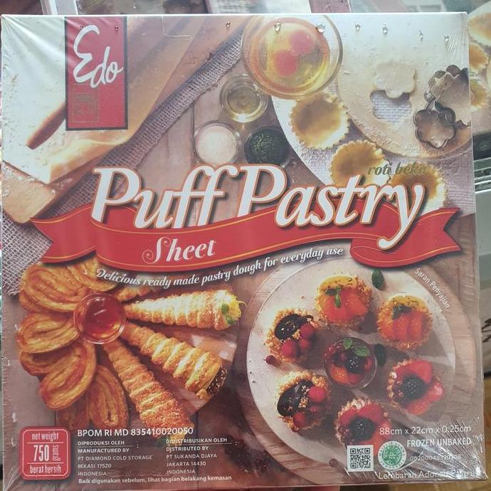 EDO Puff Pastry 750 Gr / Kulit Pastry