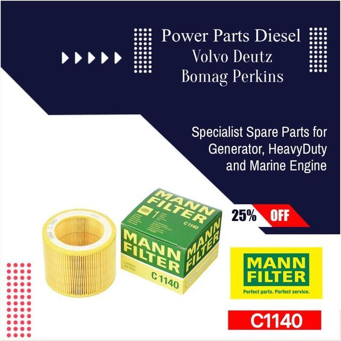 C1140 Air Filter Compressor - Mann Filter Asli P784578 Pa4758 Af26403  Sale