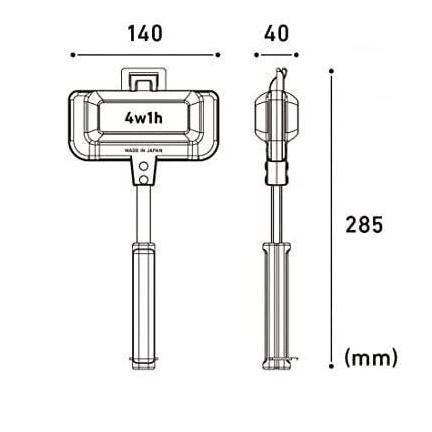 Miliki 4W1H Hot Sandwich Solo Maker Renewal Tsubame Sanjo Kitchen Laboratory