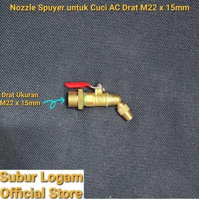 Spuyer + Keran Cuci AC Drat M22 x 15mm Orion Superjet 100 SPV 100SPV Superjet100SPV
