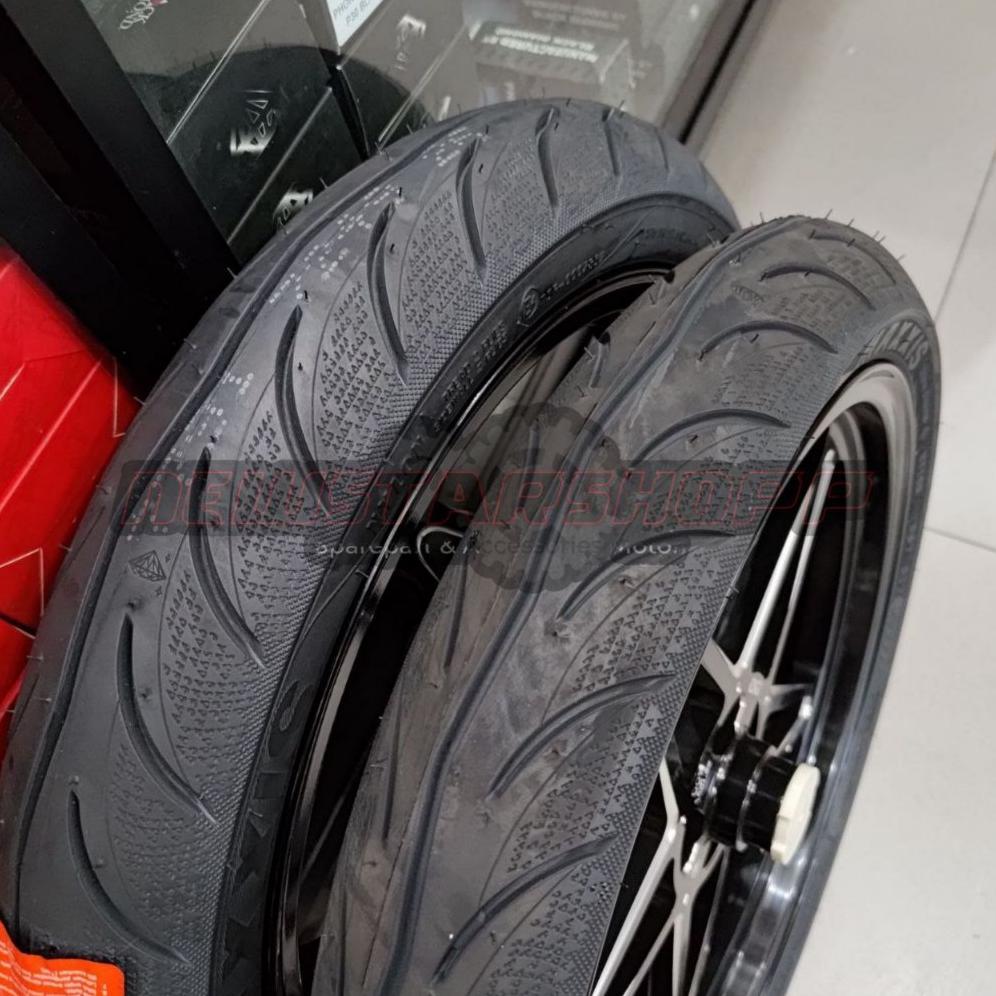 Paketan Velg Velek Velk Racing Delkevic DND palang Bintang + Ban luar maxxis diamond depan belakang 