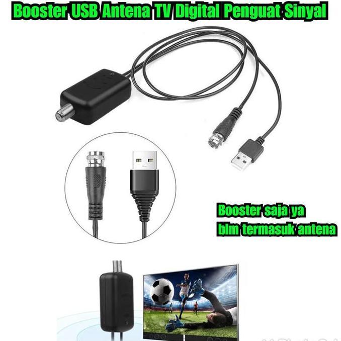 Penguat sinyal Antena TV digital booster USB Signal boster antena tv d