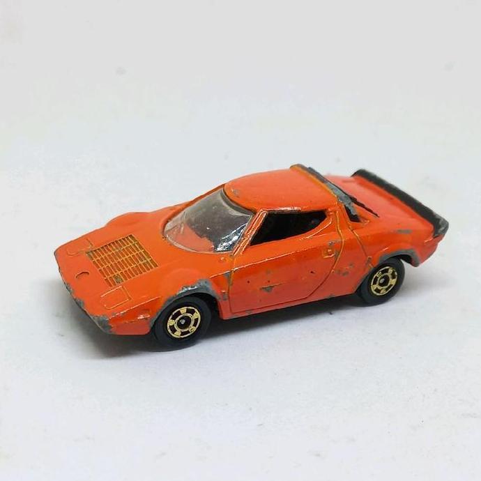 tomica foreign lancia stratos hf no.f27 made in japan loose diecast (s)