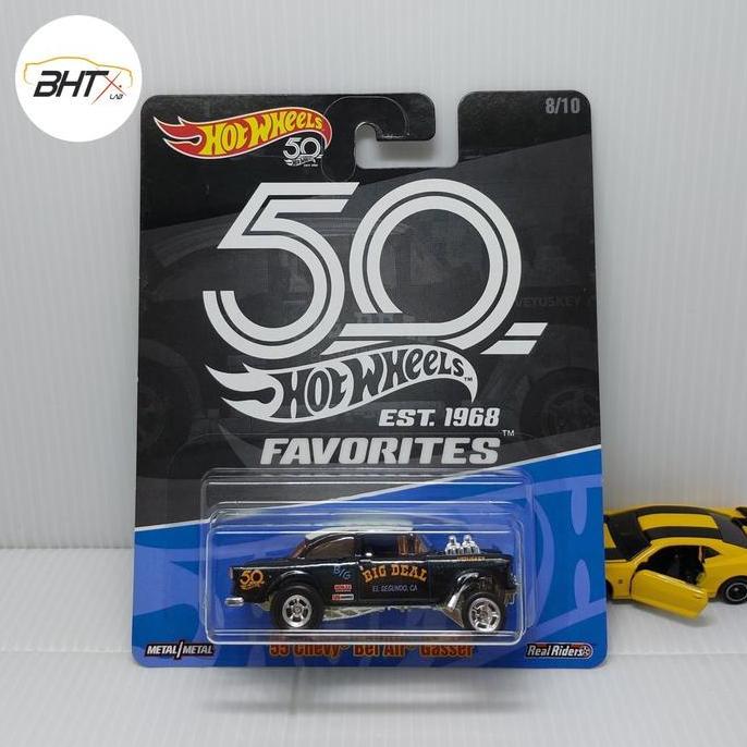 Hot Wheels 50th Anniversary Favorites 55 Chevy Bel Air Gasser Kroger Exclusive 2018 Hotwheels