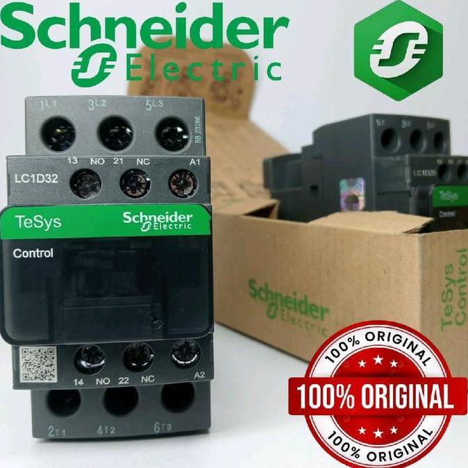 contactor schneider lc1d32e7 50A 48vac 3phase/kontaktor schneider lc1d32 50a 48vac original kontakto