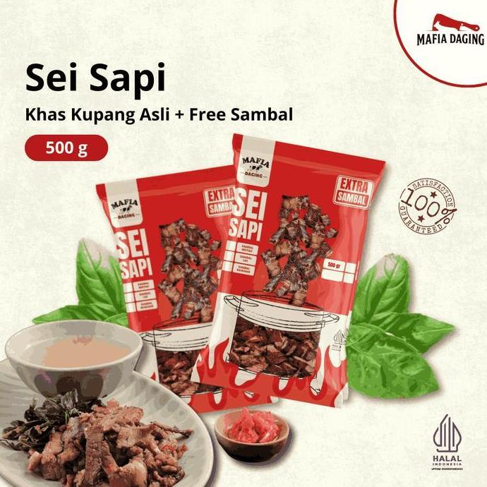 Dindaseller6 - Sei Sapi Asap Frozen 5gr Daging Sapi Asap Mafia Daging
