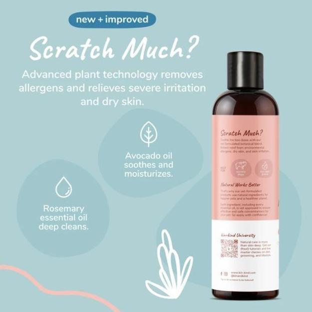 Kin + Kind Itchy Pet Natural Shampoo for Dog - Rosemary + Peppermint