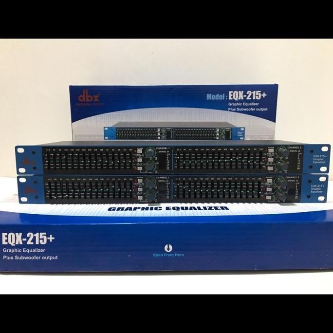 NEW EQUALIZER DBX EQX 215 + SUBWOOFER/DBX EQX215 NEW GRADE A MALE SUBWOOFER AMPLIFIER ORI
