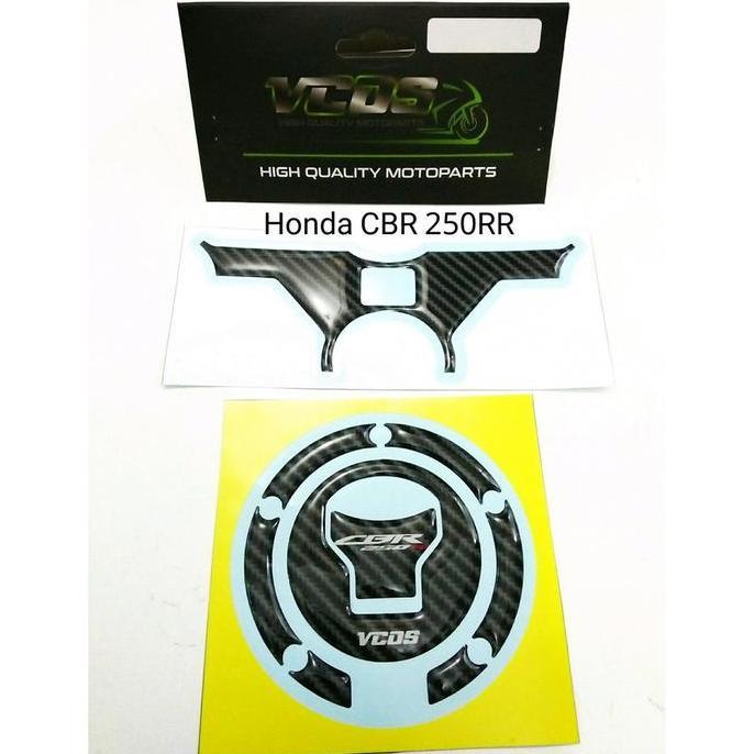Tankpad Stiker Vcos Cbr 250Rr Carbon Tangki Dan Segitiga Stang Cbr250R