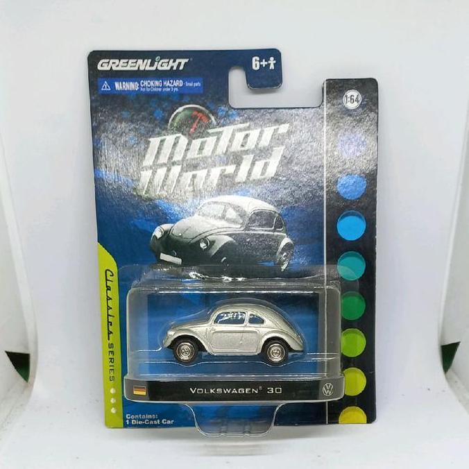 GREENLIGHT VOLKSWAGEN 30 BEETLE MOTOR WORLD DIECAST 1/64 (S)