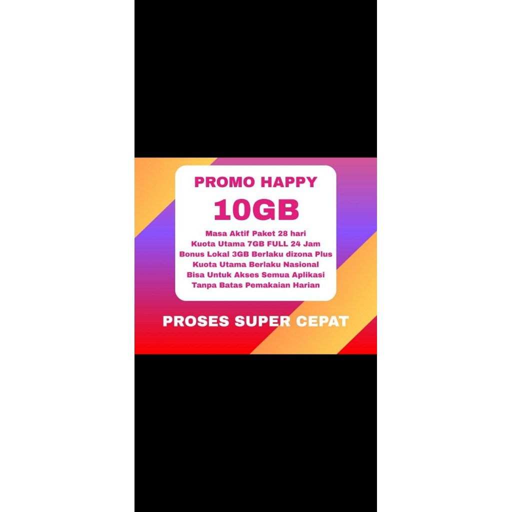 paket data tri three kuota 10 gb