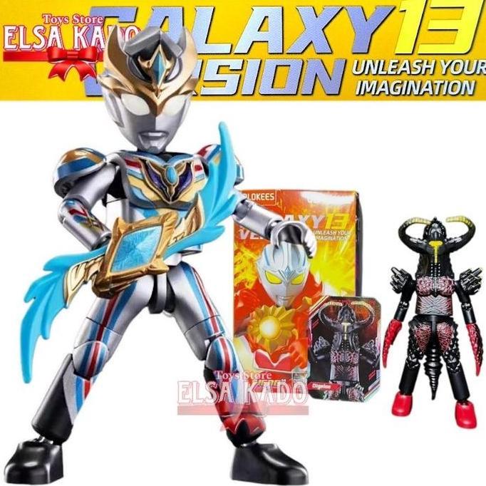 Blokees Ultraman Vol 13 Galaxy Version 13 Harga 1 Pcs Gacha Karakter Ultraman Arc / Trigger Truth / 