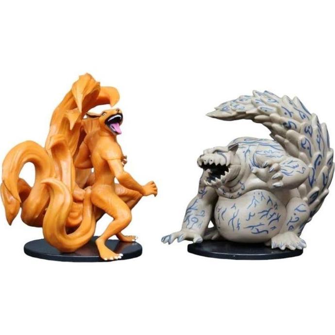 Action Figure Naruto Bijuu Kyuubi Kurama Shukaku Tatakan Hitam