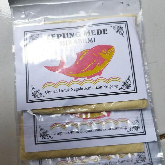 Tepung Mede suka bumi - umpan pancing segala ikan dan medan