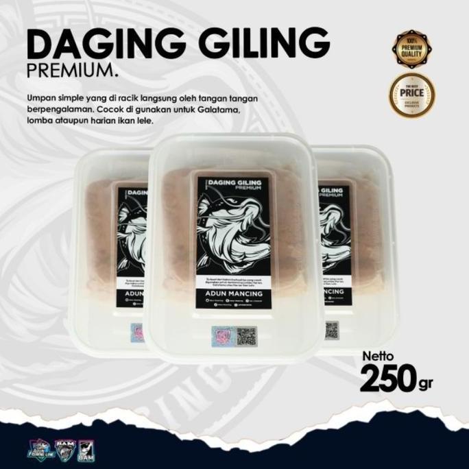 umpan lele siap pakai daging giling adun mancing