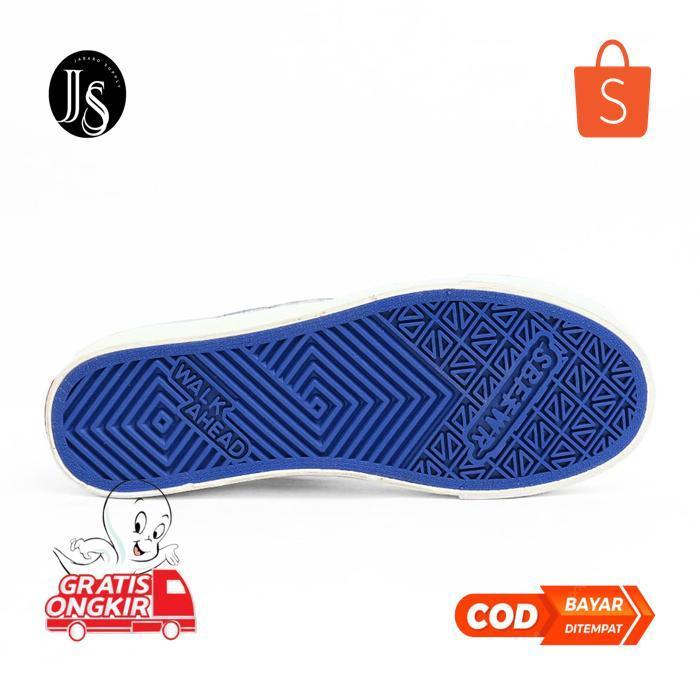 Dvc-78 Saba Veloz Light Off White Blue - Sepatu Casual Sneaker Pria Wanita Original 100% Vlz 37 Hema