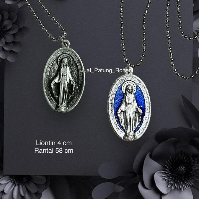 /////] Kalung Liontin Bunda Maria Oval