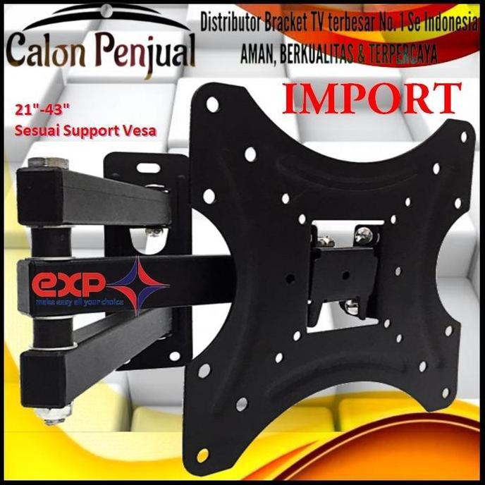 New- Bracket TV LG 14 s/d 43 inch 6 ARAH FULL BESI SUPER KOKOH