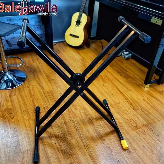 Stand Keyboard Double Hercules KS120B Stand Hercules KS120 B Promo Premium