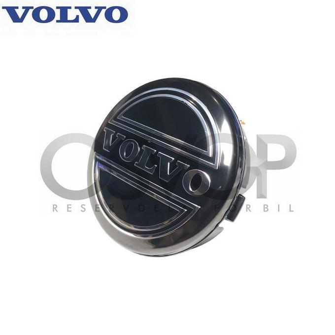 VOLVO | Dop Roda Tutup Hub Velg Volvo Black-Chrome PROMO