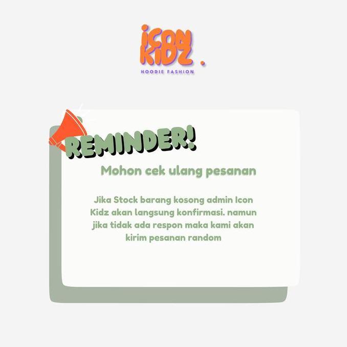 Sweater Hoodie Anak Motif Awesome Icon Kids Usia 2-10thn Fashion Fashion